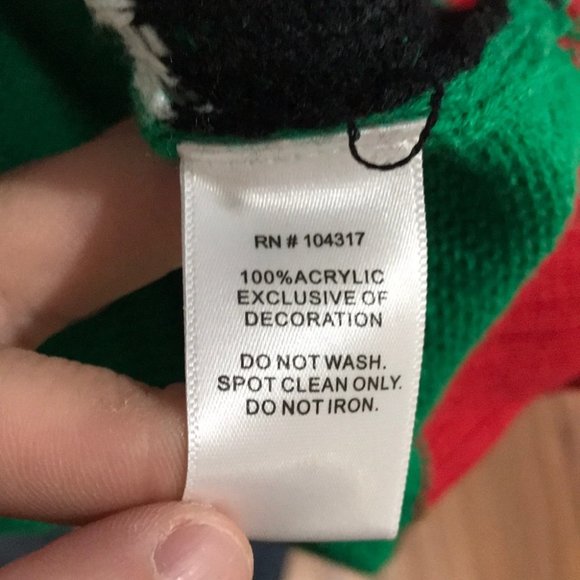 Ho Ho Ho Christmas Sweater size 3X - Picture 9 of 11